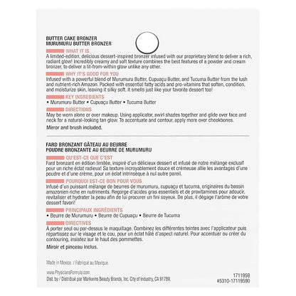 Physicians Formula Murumuru Butter Bronzer Face Makeup, Cheat