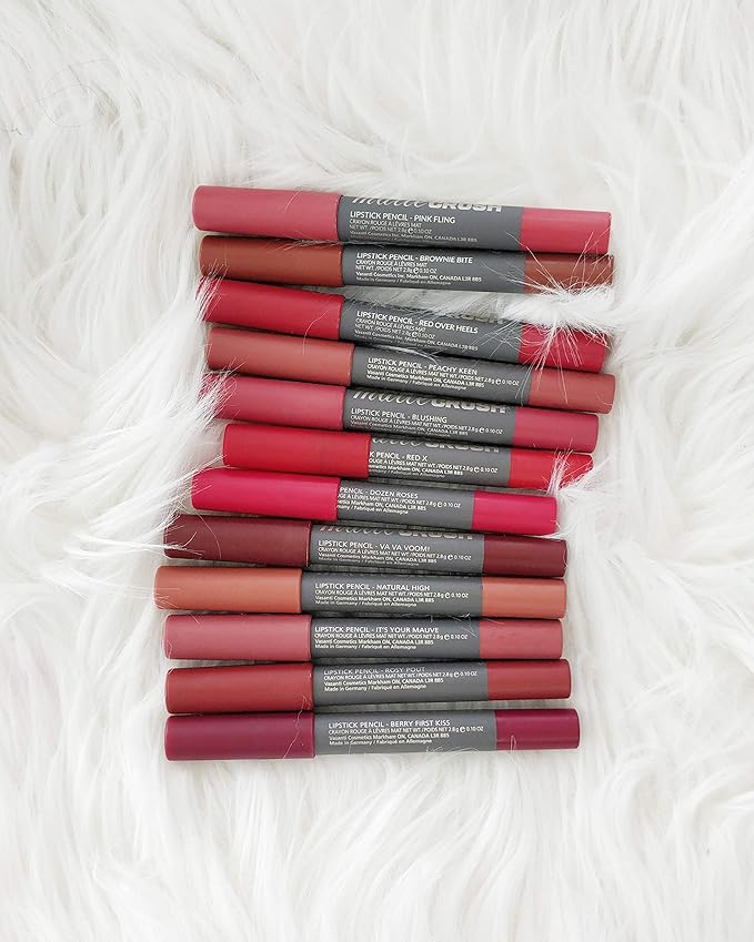 VASANTI Matte Crush Lipstick Pencil (Berry First Kiss High