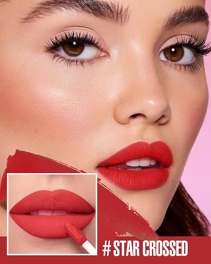 Red Lipstick Matte, Red Liquid Lipstick Long Lasting Long
