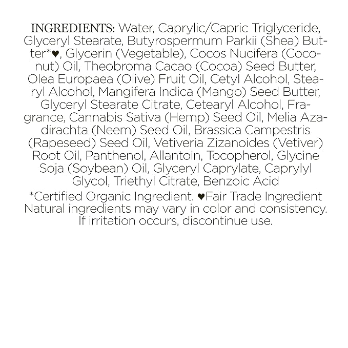 Nubian Heritage Body Lotion Indian Hemp