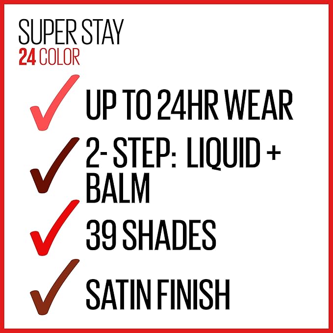 Maybelline SuperStay 24, 2-Step Liquid Lipstick, Absolute Taupe