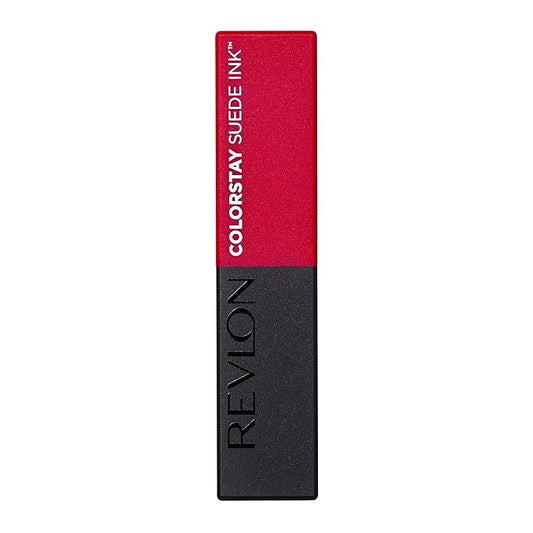 REVLON Lipstick, ColorStay Suede Ink, Built-in Primer, Infused Lipstick, 09 oz