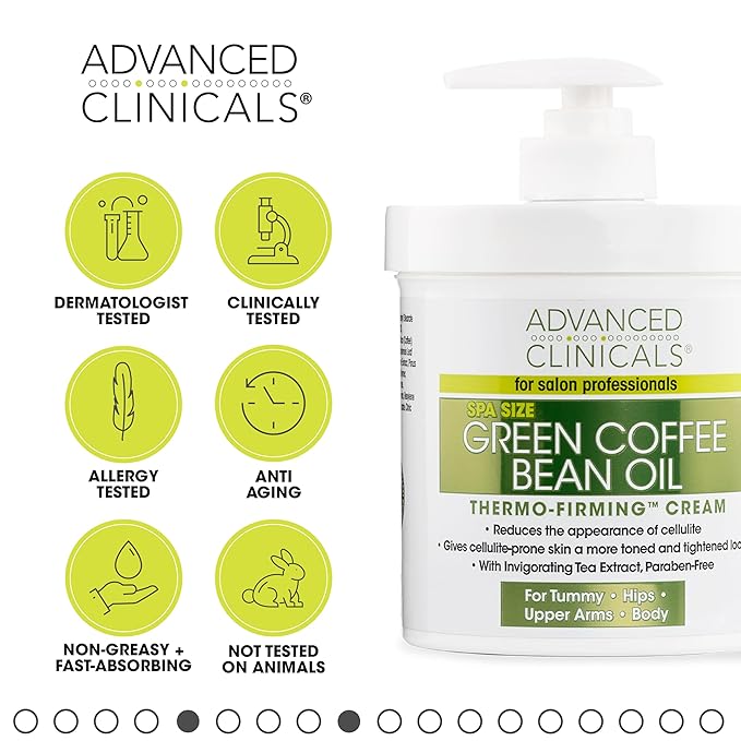 Advanced Clinicals Green Coffee Bean Thermo Firming