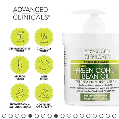 Advanced Clinicals Green Coffee Bean Thermo Firming