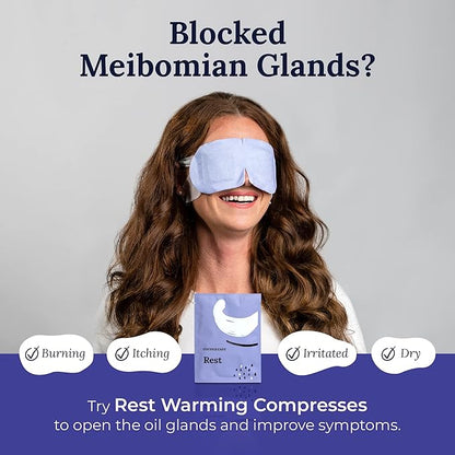 The Eyelid Hygiene Foundation | Self Heating Warm Compress for Eyes | Eye Wipes for Dry Eyes | Eye Compress for Puffy Eyes | Eye Mask for Fast Relief of Dry Eyes | Eyelid Wash Pads | Travel Friendly