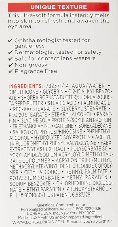 Loreal Revitalift Eye Cream 0.5 Ounce (14ml)