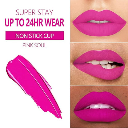 MAKI YIKA Hot Pink Lipstick for Women Color Lipstick