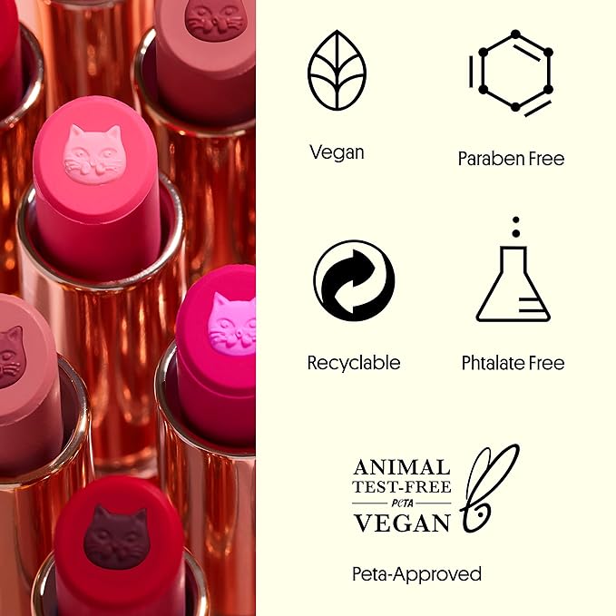 Winky Lux Purrfect Pout Lipstick, Semi Sheer Creamy