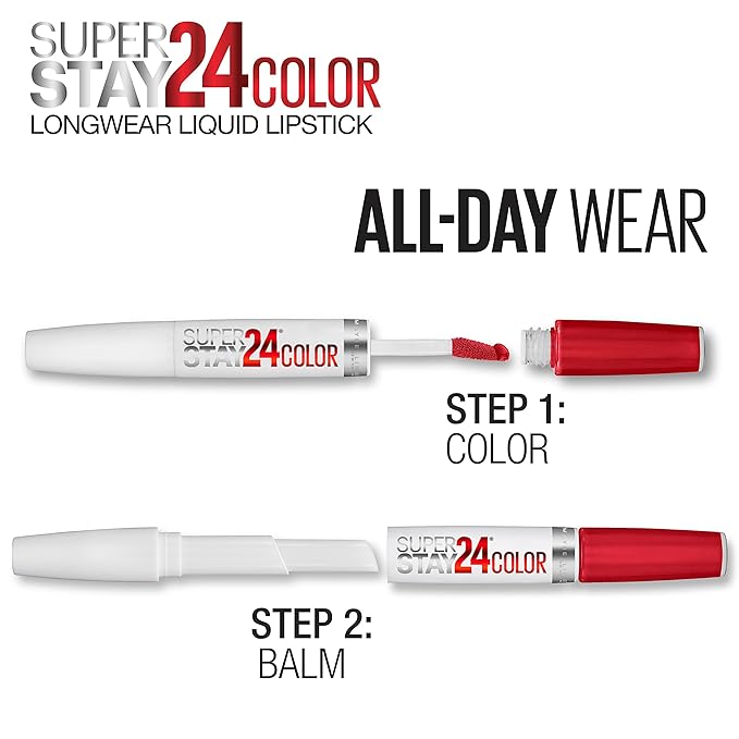 Maybelline SuperStay 24, 2-Step Liquid Lipstick, Absolute Taupe