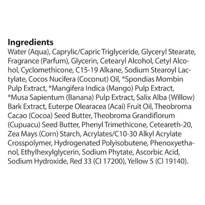 Brazilian Body Butter Cream Berry Bliss