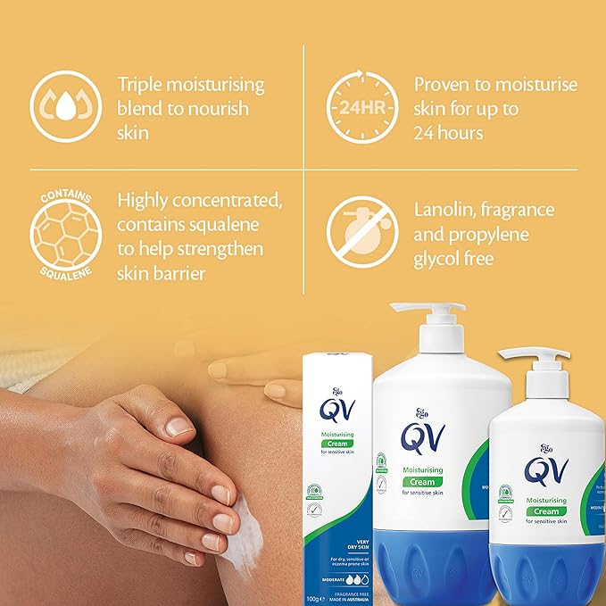 QV Cream with 10% Glycerin (500g)