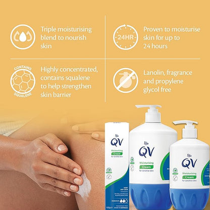 QV Cream with 10% Glycerin (500g)