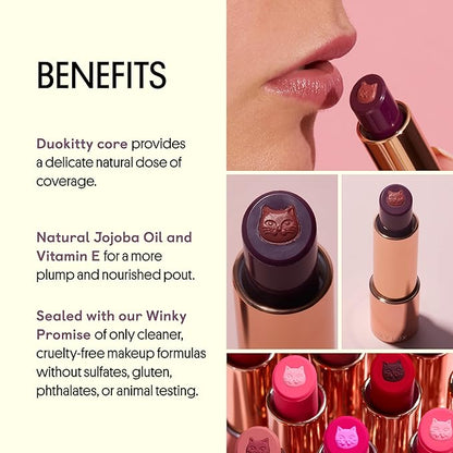 Winky Lux Purrfect Pout Lipstick, Semi Sheer Creamy
