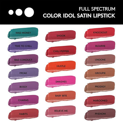 COVERGIRL Color Idol, Satin Lipstick, Chili Pepper, 0.12 Ounce (Pack of 2)