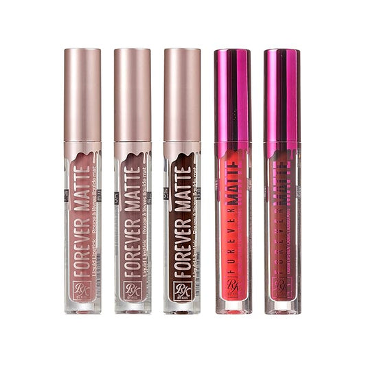 Ruby Kisses Forever Matte Liquid Lipstick 5 Pack RFML03&06&12&22&23