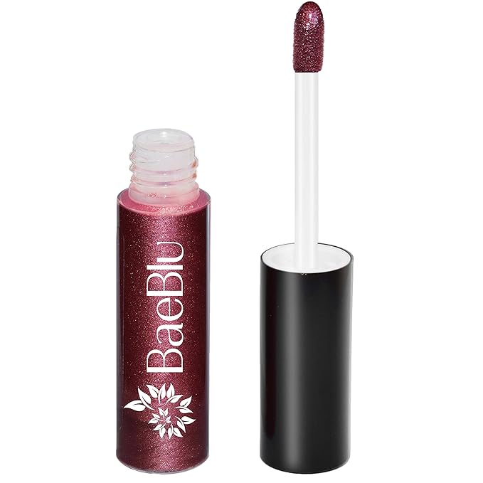 Organic Vegan Lip Gloss, 100% Natural Non-Toxic Moisturizing Organic
