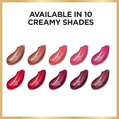 L’Oréal Paris Age Perfect Luminous Hydrating Lipstick, Plum Wine, 0.13 oz.