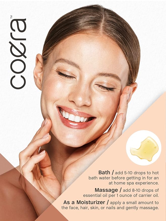 Coera Sweet Almond Oil for Face, Hair, Skin & Nails | 4 fl oz | Cold Pressed & Hexane Free | Carrier Oil | Free of Parabens, SLS, & Fragrances
