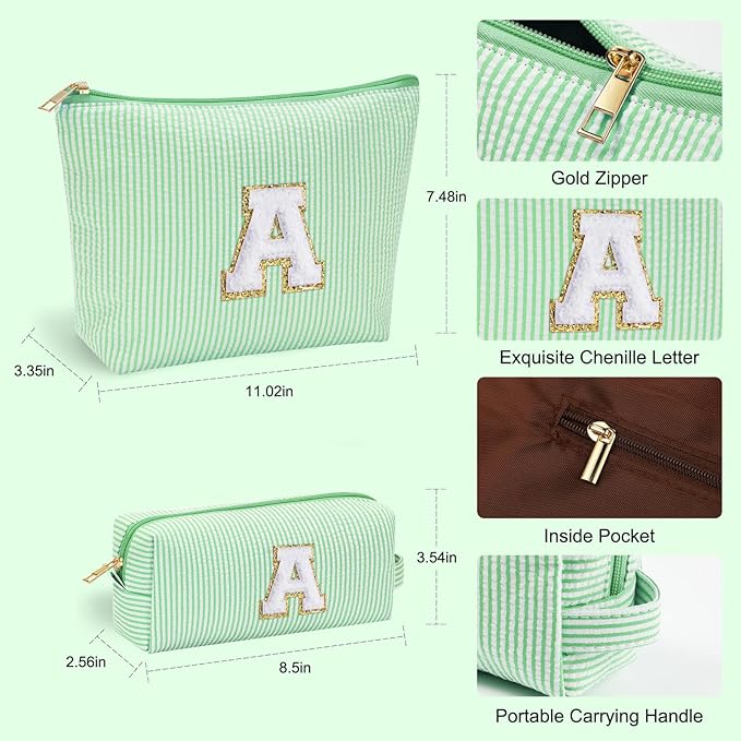 Yoolife 2 pieces makeup bags