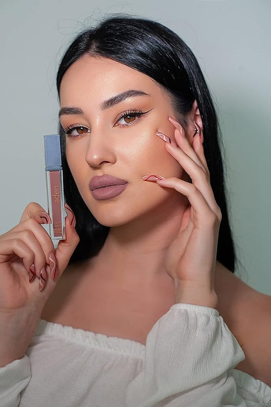 aden - 2 in 1 - Matte Liquid Lipstick 7ML