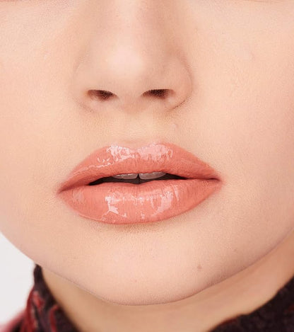 Rimmel Stay Plumped Lip Gloss, 531 Peach Pie, Pack of 2