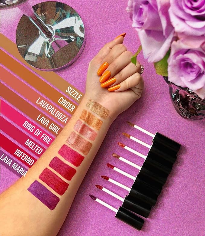 EDDIE FUNKHOUSER Molten Metal Metallic Matte Liquid Lipstick (Ring