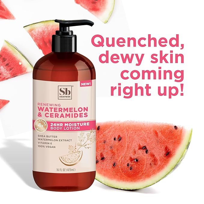 Soapbox Body Lotion, Watermelon & Ceramides