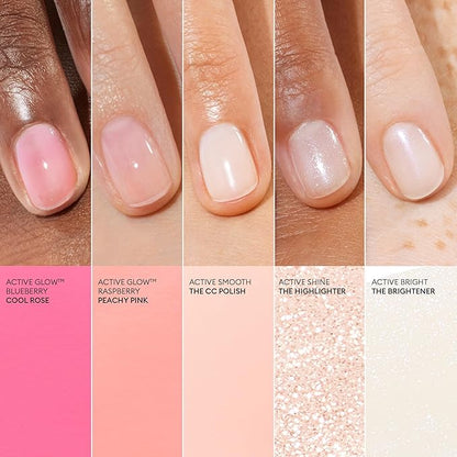 Manucurist Active Bright™ All in One Nail Perfector: Brightening Treatment Polish & Care - No Lamp - Vegan & Made in France - White Nail Polish - Nail Whitener & Brightener - Nail Strengthener