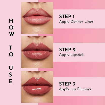 LAWLESS Forget the Filler Lip-Plumping Line-Smoothing Satin Cream Lipstick - Platinum - Natural Ingredients Smooth and Hydrate Lips for a Plumper, Fuller Look - 3.7g