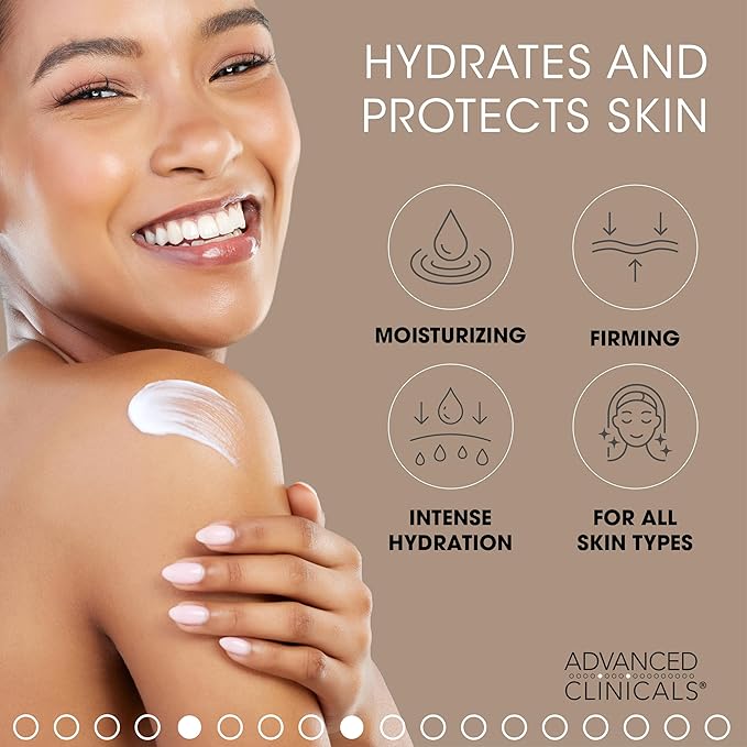 Advanced Clinicals Coconut Body Lotion Moisturizing