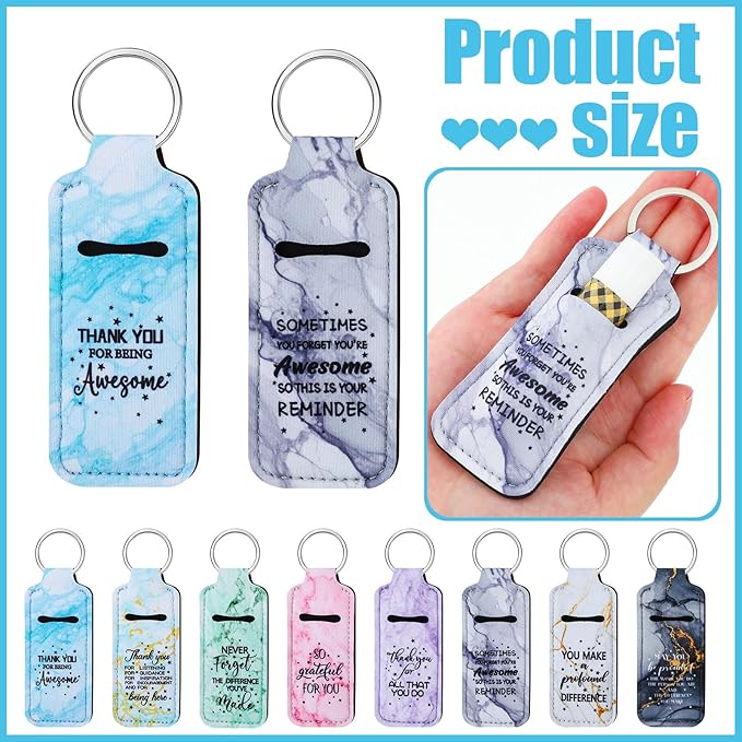 72 Pcs Lipstick Holder Bulk Lipstick Holder Keychain Gloss