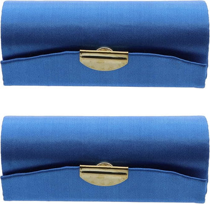 Solid Satin Ladies Lipstick Case With Mirror Purse