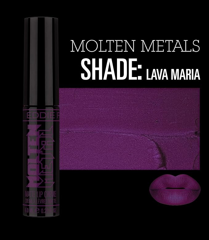 EDDIE FUNKHOUSER Molten Metal Metallic Matte Liquid Lipstick