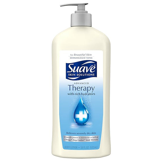 Suave Skin Solutions Body Lotion, Advanced Therapy, 18 oz