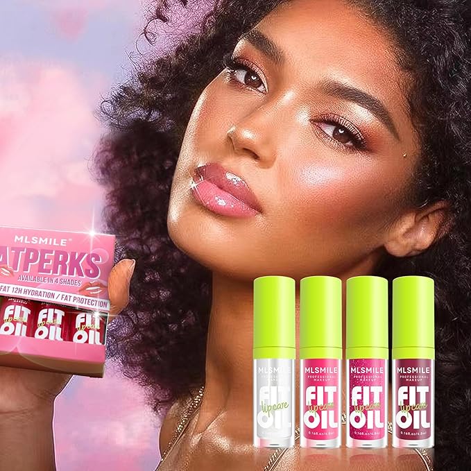 VolksRose 8pcs Lip Gloss Oil Set, Flavored Lip Gloss