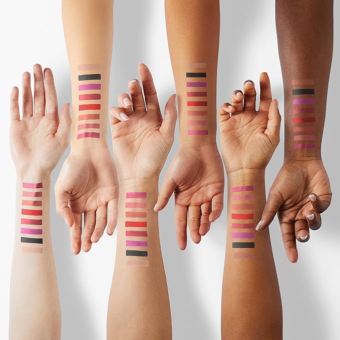 QiBest 7Pcs Matte Liquid Lipstick wiith 1Pc Lip