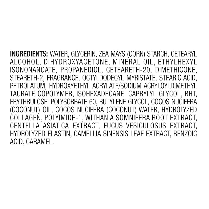 Jergens Natural Glow +FIRMING Self Tanner Body Lotion, Fair to Medium Skin Tone, Sunless Tanning Moisturizer with Collagen and Elastin. Helps to Visibly Reduce Cellulite, 7.5 Fl Oz (Pack of 2)