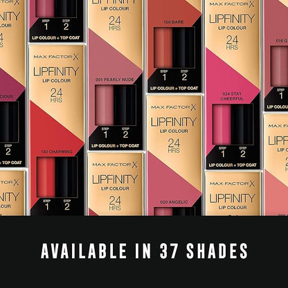 Max Factor Lipfinity for Women, 330 Essential Burgundy, Burgundy,