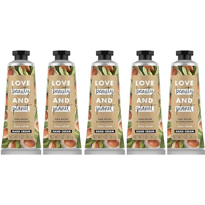 Love Beauty Planet Shea Butter & Sandalwood Shea Velvet Body Lotion 1 oz. (Pack of 5)