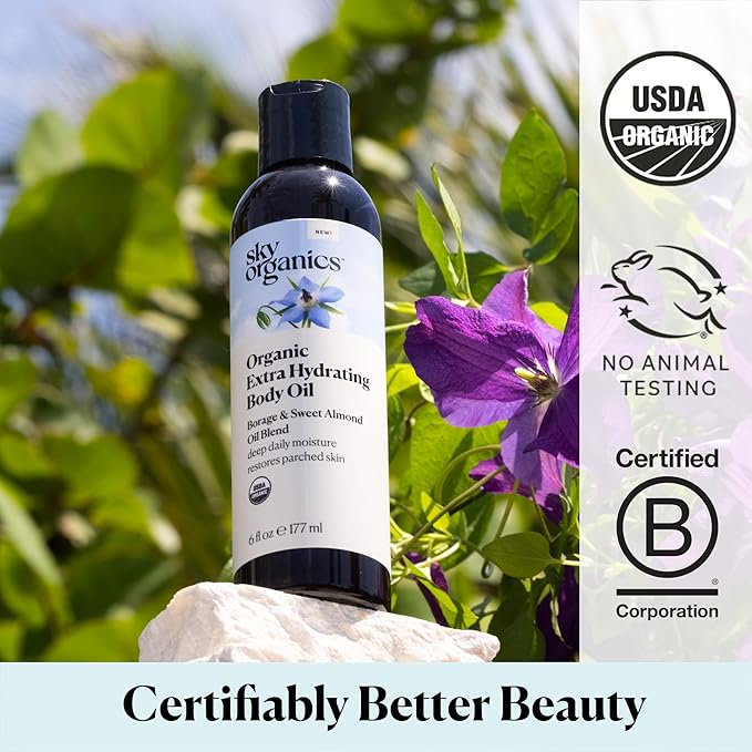 Sky Organics Body Oil, Extra Hydrating