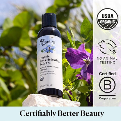 Sky Organics Body Oil, Extra Hydrating
