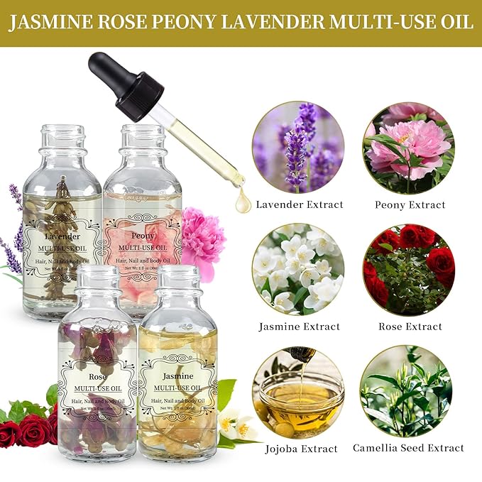 Rose Jasmine Peony Lavender Multi Use