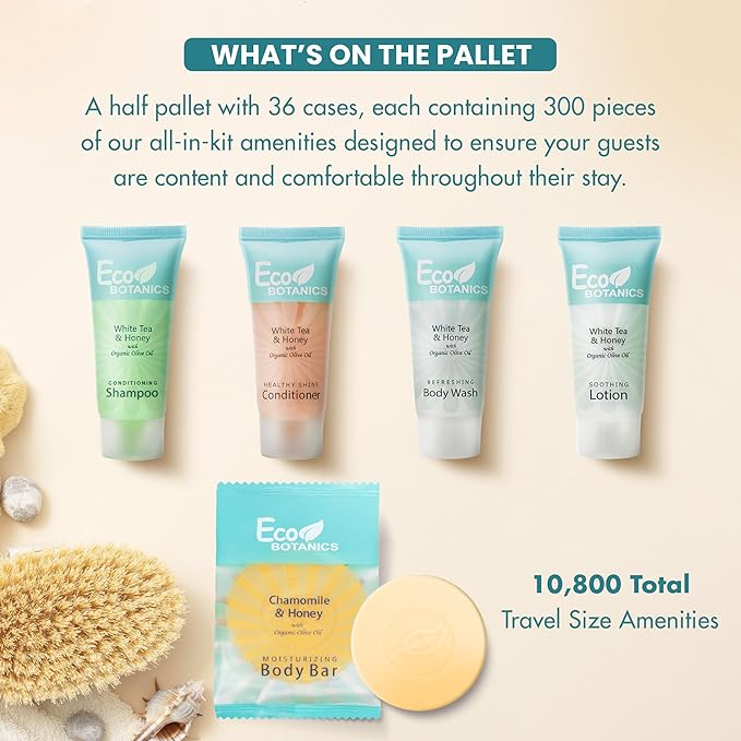 Eco Botanics Hotel Soaps & Toiletries 0.85oz