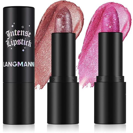 Jolilab Sparkling Lipstick Lip Gloss Long Lasting Waterproof Lipstick