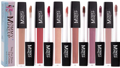 Mommy Makeup Stay Put Matte Lip Cream | Kiss Proof Lipstick in Madonna (A Deep Aubergine) Transfer Proof, Smudge Proof, Waterproof, Non Drying, Long Wear Lipstick