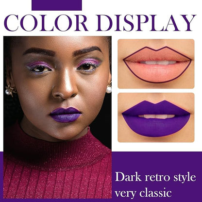 DAGEDA Matte Liquid Lipstick, 2Pcs Lip Liner DAGEDA