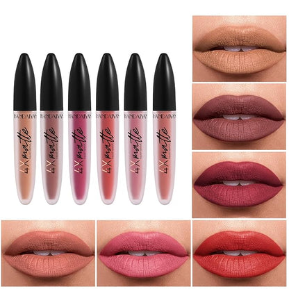 4X Matte Lipstick for Women, Waterproof Liquid Makeup Lipgloss