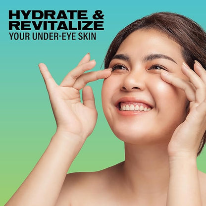 Eye Patches for Dark Circles and Puffiness, Under Eye Mask with Hyaluronic Acid and Matcha Green Tea, Vegan and Cruelty-Free Under Eye Patches, Green Tea Eye Masks, 5-Pack