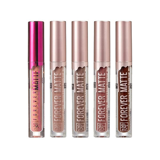 Ruby Kisses Forever Matte Liquid Lipstick 5 Pack RFML02&05&07&12&19