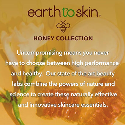 Earth To Skin Honey Manuka Calming Night Cream – Nourishing Moisturizer with Shea Butter, Macadamia Oil & Glycerin – 2.0 fl oz